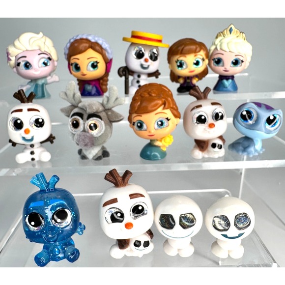 Disney Doorables Frozen Elsa Anna Olaf Multiple Series Lot of 14 Ultra Rare NEW - Picture 1 of 11